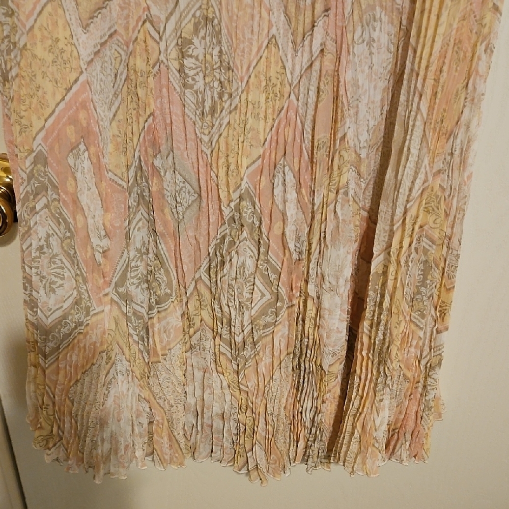 Ruby Rd. Pastel Diamond Midi Skirt - Picture 4 of 4